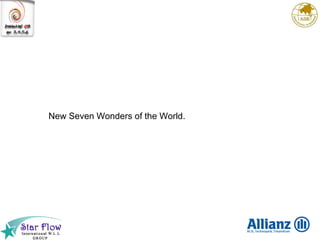 New Seven Wonders of the World. 