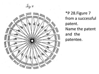 *P 28.Figure 7
from a successful
patent.
Name the patent
and the
patentee.
 