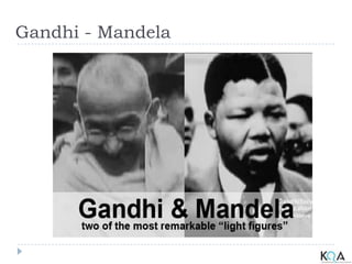 Gandhi - Mandela
 