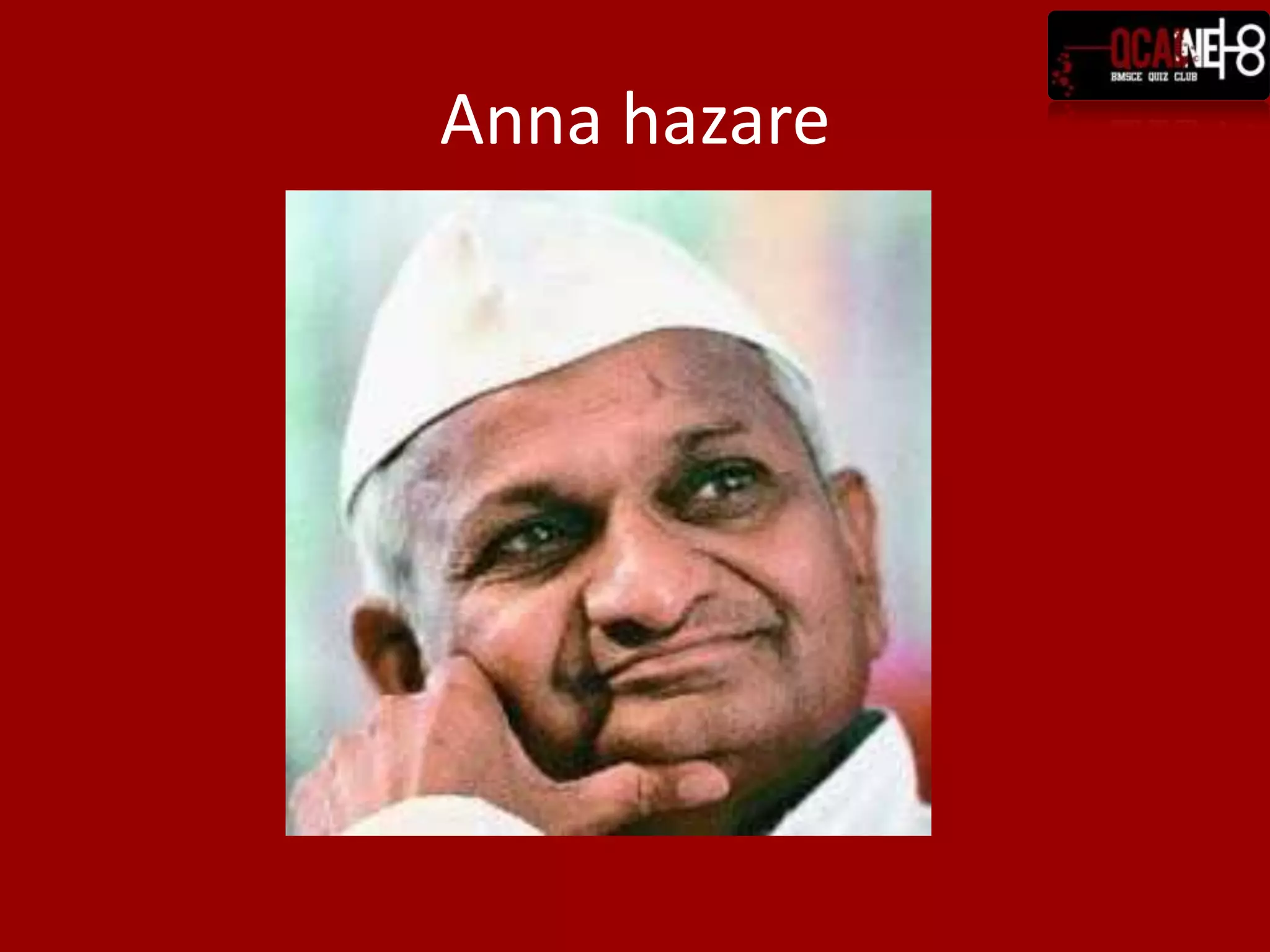 Anna hazare