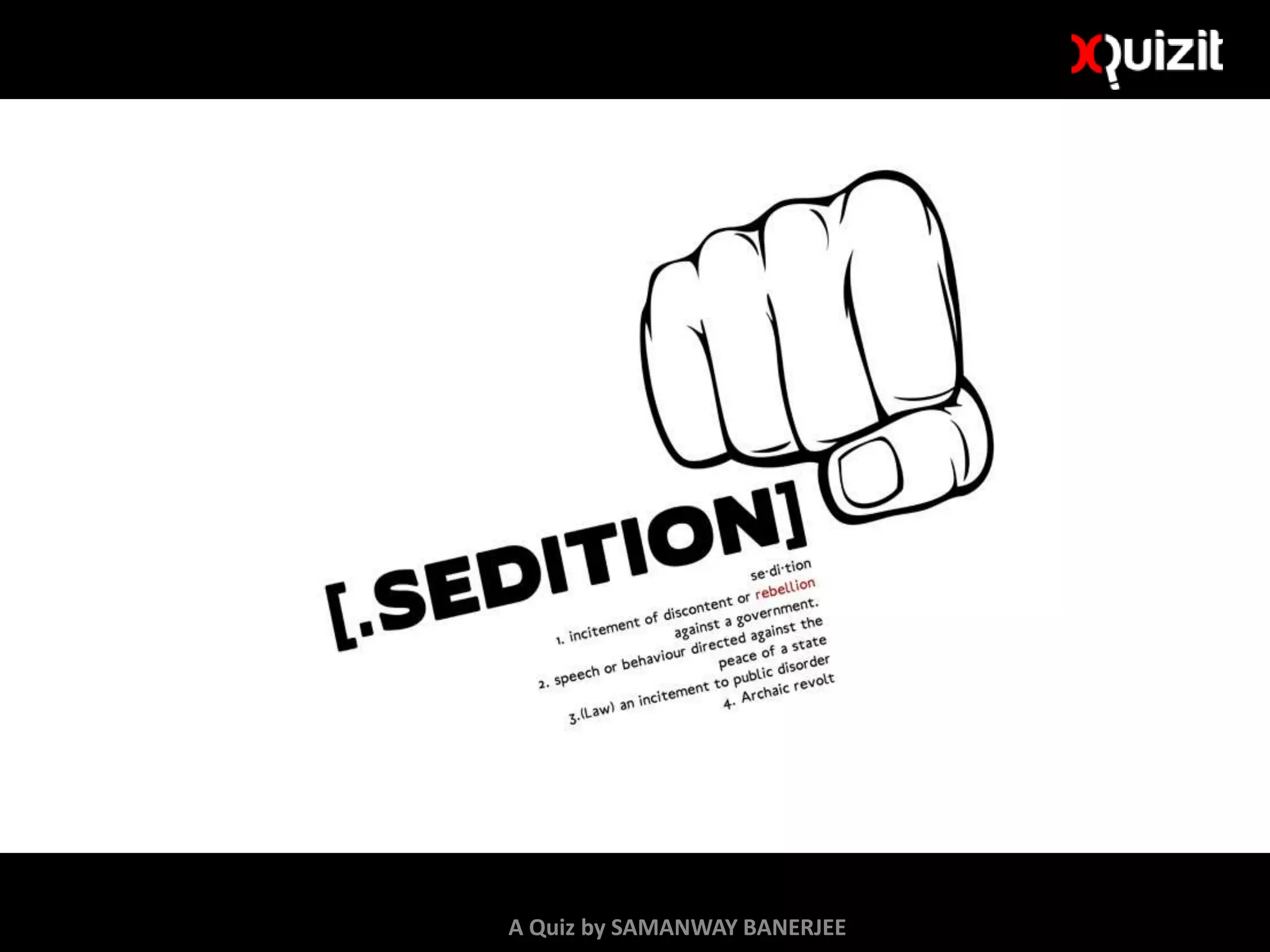 A Quiz by SAMANWAY BANERJEE
 