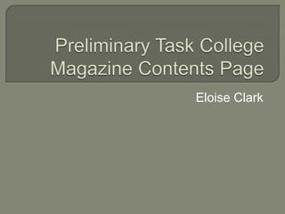 Eloise Clark

 