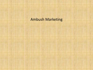 Ambush Marketing