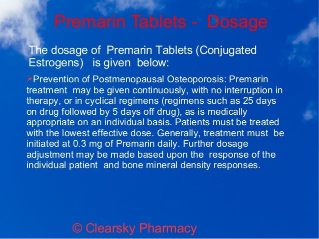 Generic Premarin Tablets