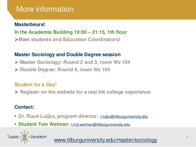 student tilburg card university Premaster final 10 2016 11 sociology student tilburg card university Premaster final 10 2016 11 sociology