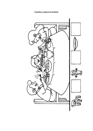 Cuenta y coloca el número
 