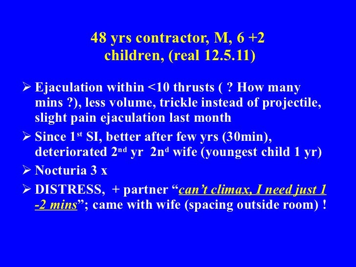 Levitra and premature ejaculation