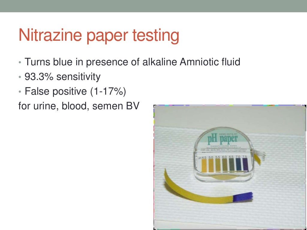Premature rupture of membranes