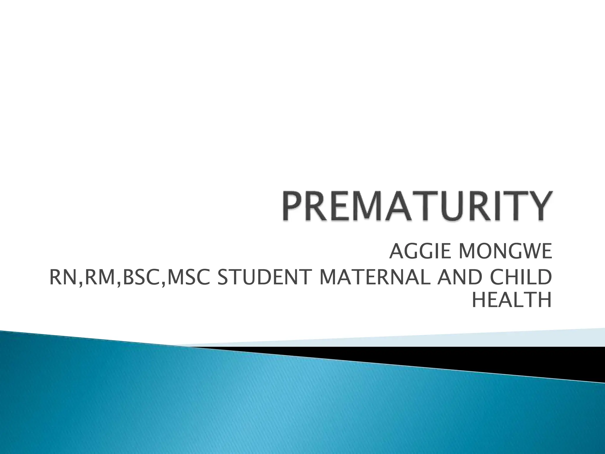 Low risk prematurity, pediatric and high risk | PPTX