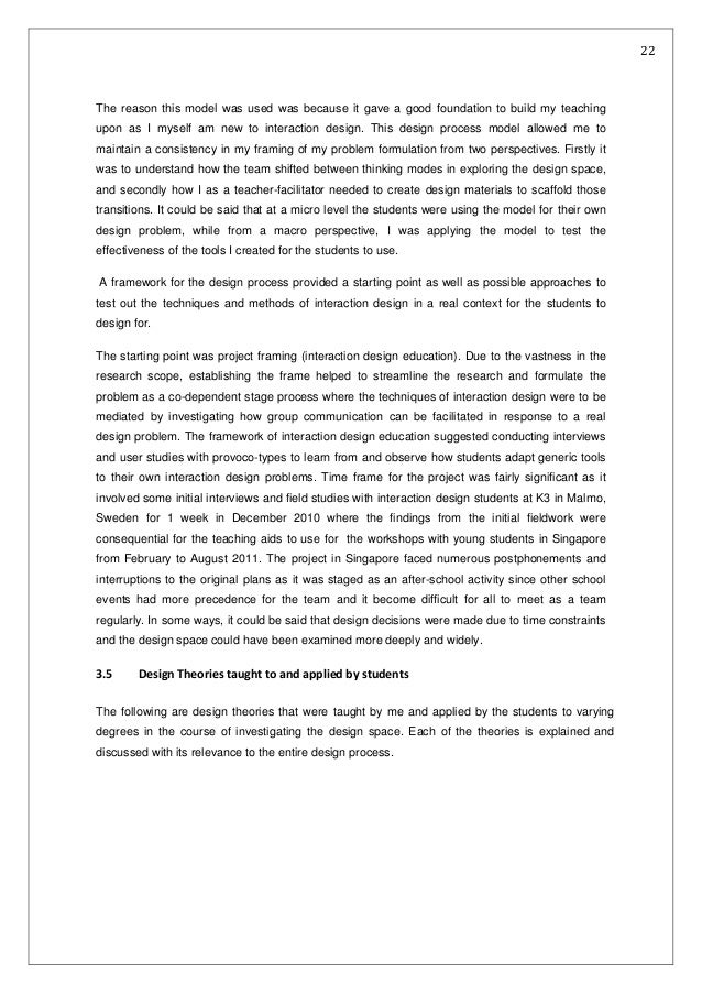 Interaction design thesis picture