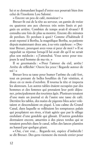 Premier chapitre de "Et Nietzsche a pleuré" de Irvin Yalom