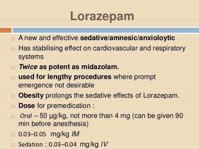Lorazepam Drug Bnf Provided By Nice