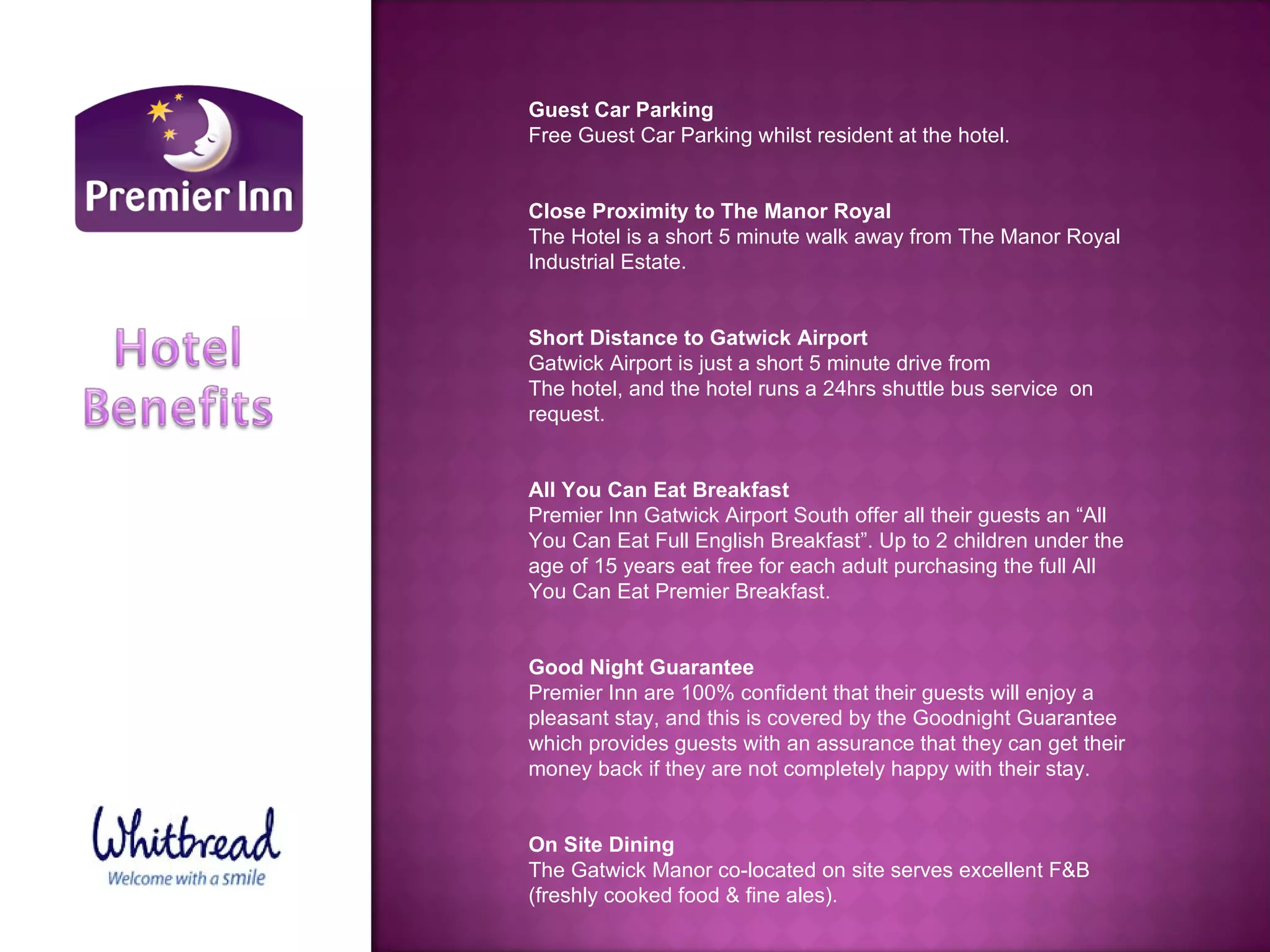 Premier Inn Powerpoint Premier Inn Slideshow | PPT