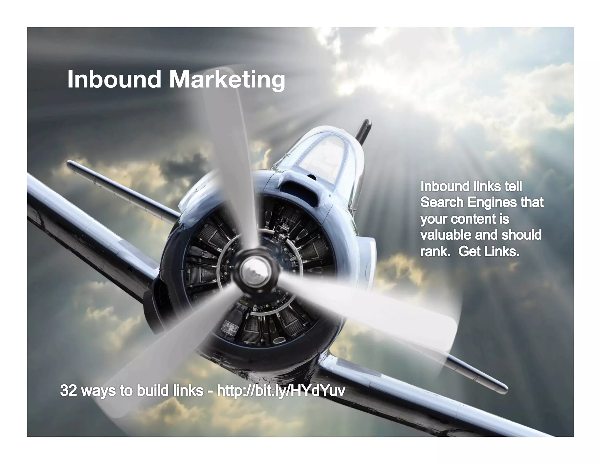 Inbound Marketing 
Confidential and Proprietary. Subject to Non-Disclosure Agreement. 
 
