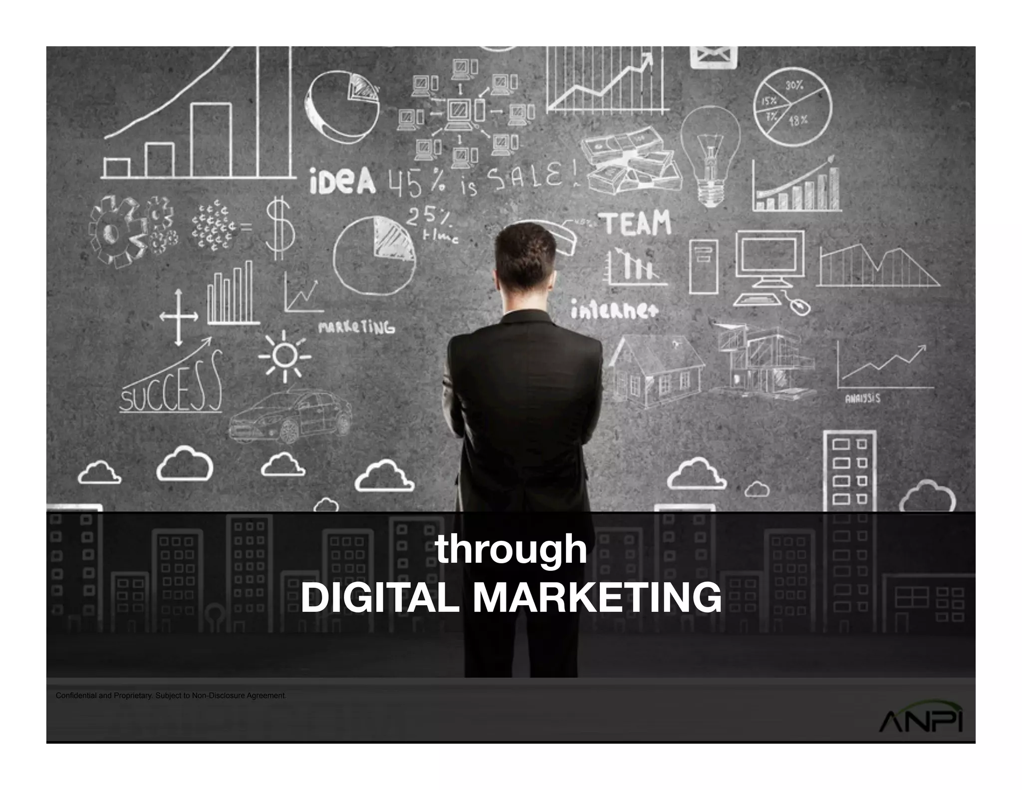 Confidential and Proprietary. Subject to Non-Disclosure Agreement. 
through 
DIGITAL MARKETING 
 