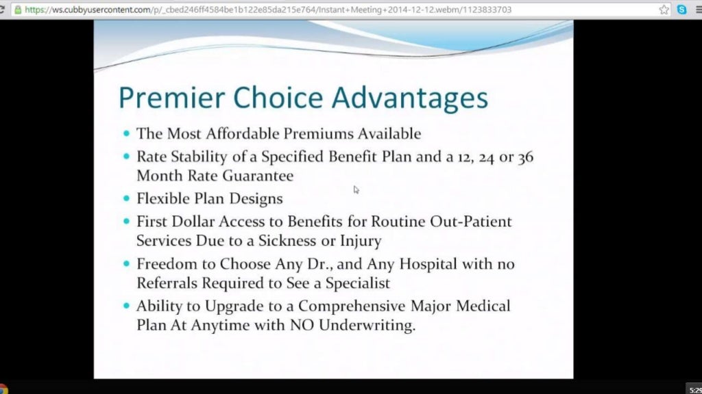 Premier choice health, sickness, Accident insurance
