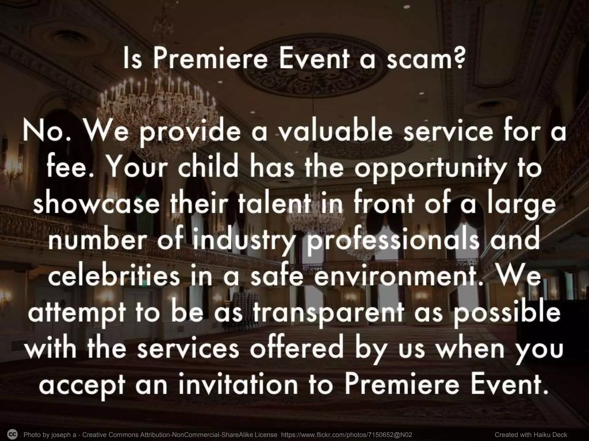 Photo by joseph a - Creative Commons Attribution-NonCommercial-ShareAlike License https://www.flickr.com/photos/7150652@N02 Created with Haiku Deck 
 