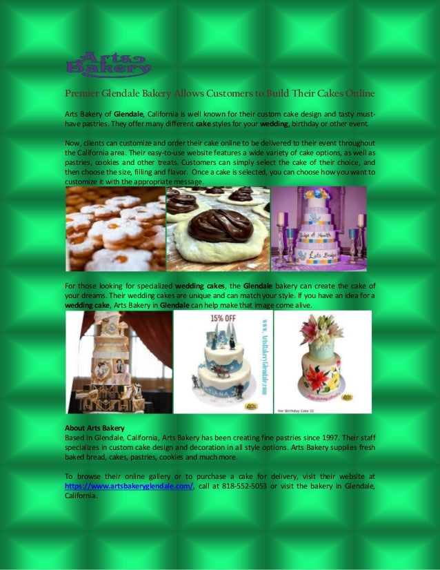 Premier Glendale Bakery Allows Customers To Build Their Cakes Online