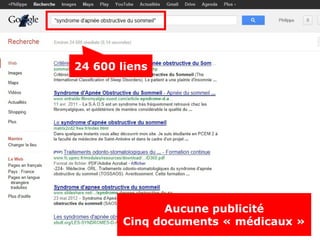 24 600 liens




              Aucune publicité
       Cinq documents « médicaux »
 