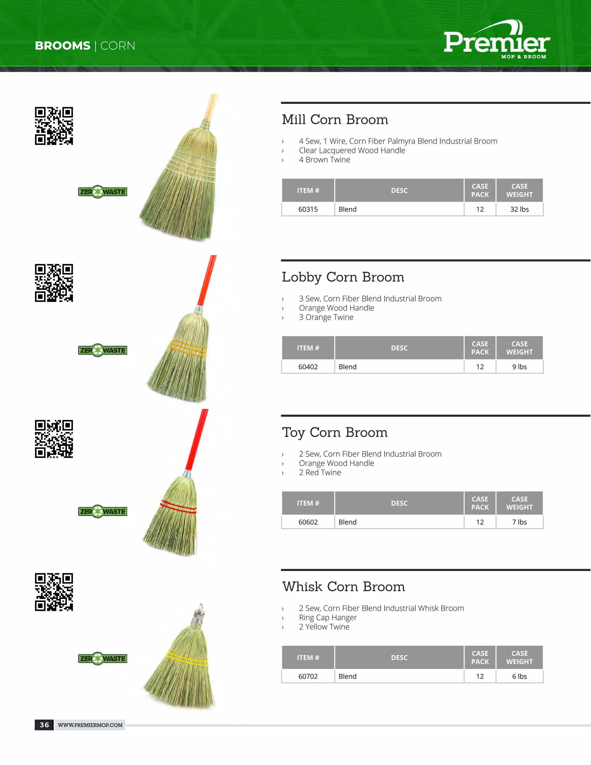 Premier mop broom catalog