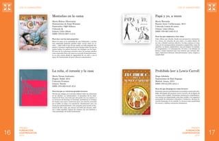 Los 20 Ganadores

Los 20 Ganadores

Montañas en la cama

Papá y yo, a veces

María Molina (Maricuela)
Ilustraciones de Son...