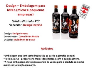 Inovar na apresentação do produtoDesign Alimentos SalgadosMaggiCreme SupremeVencedor: Alcan PackagingDesign: B+G designersConvertedor: Alcan Embalagens do BrasilUsuário: NestléAtributosDefinição gráfica otimizada.