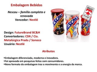 Após a abertura, a face impactante do PDV fica escondida dando mais sofisticação ao produto.