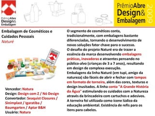 Incentivar o desenvolvimento da indústria e do design nacional da embalagem.