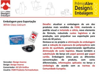 Embalagem de Higiene e LimpezaLava Louças VikingInovar e se diferenciar na categoria de produtos de limpeza foi o grande desafio do projeto, que resultou em uma embalagem com alta funcionalidade e design diferenciado por meio de rótulo metalizado. O lava louças Viking se difere na categoria por apresentar partículas que hidratam a pele, enquanto lavam o produto. Para mostrar este diferencial, o frasco foge do padrão do segmento e oferece funcionalidade em sua aplicação por meio de válvula pump.O rótulo apresenta fundo branco de alta cobertura e sombreamento em retículas finas sem perda da aderência das tintas ao material, impressão flexográfica em alta definição (175 linhas/in) para explorar a metalização, alta cobertura com retículas, excelente definição da imagem sobre impressão, aderência, brilho e resistência, mostrando que é possível sofisticar nesta categoria.Vencedor: MackColorDesign: QuarterGroupConvertedor: MackColorUsuário: Razzo