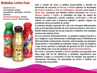 A linha Aspa Glitterpara cabelos, da Aerojet, era comercializada em latas de aerossol litografadas, que traziam na tampa etiqueta autoadesiva para identificação das cores. A exposição das embalagens, em pé, dificultava a visualização das cores disponíveis.Foi feita uma reformulação total na decoração das embalagens, que deixaram de ser litografadas para receber rótulos auto-adesivos impressos em offset sobre BOPP transparente.Para que o consumidor fosse remetido imediatamente ao universo do produto, a Aspa decidiu explorar o efeito do glitterna nova arte combinado com o brilho metálico da própria lata.Vencido o desafio de trazer para o rótulo o pigmento metálico usado no produto, recorreu-se à serigrafia para imprimir os detalhes de glitterem camadas espessas.Houve redução no estoque de latas vazias. Como as embalagens passaram a ser decoradas conforme a demanda de cada cor, não foi mais necessário armazenar embalagens para cada variante.Aspa GlitterUsuário: AerojetFornecedores citados:• CCL Label • Impacta 