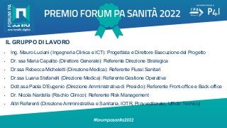 Premio FORUM PA Sanita 2022 - PPT - AOMN_XLASALUTE.pdf