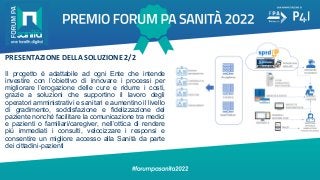 Premio FORUM PA Sanita 2022 - PPT - AOMN_XLASALUTE.pdf