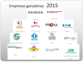 Empresas ganadoras 2015
 