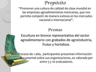  Entregado anualmente por el Consejo Nacional Agropecuario.