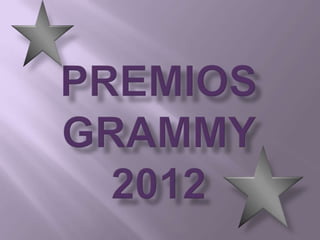 Premios grammy 2012