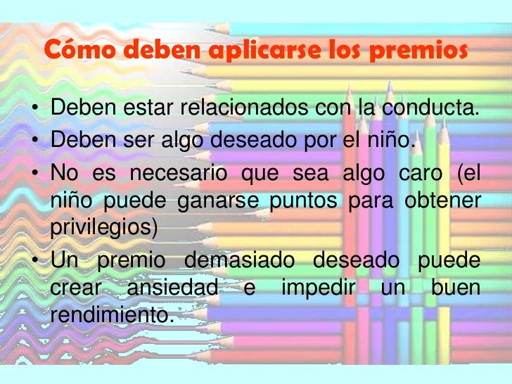 Premios Y Castigos