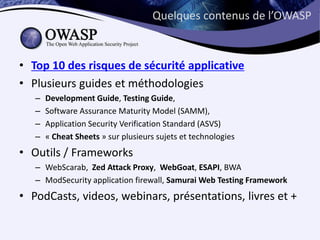 Première rencontre d'owasp québec