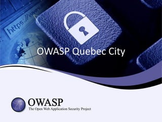 Première rencontre d'owasp québec