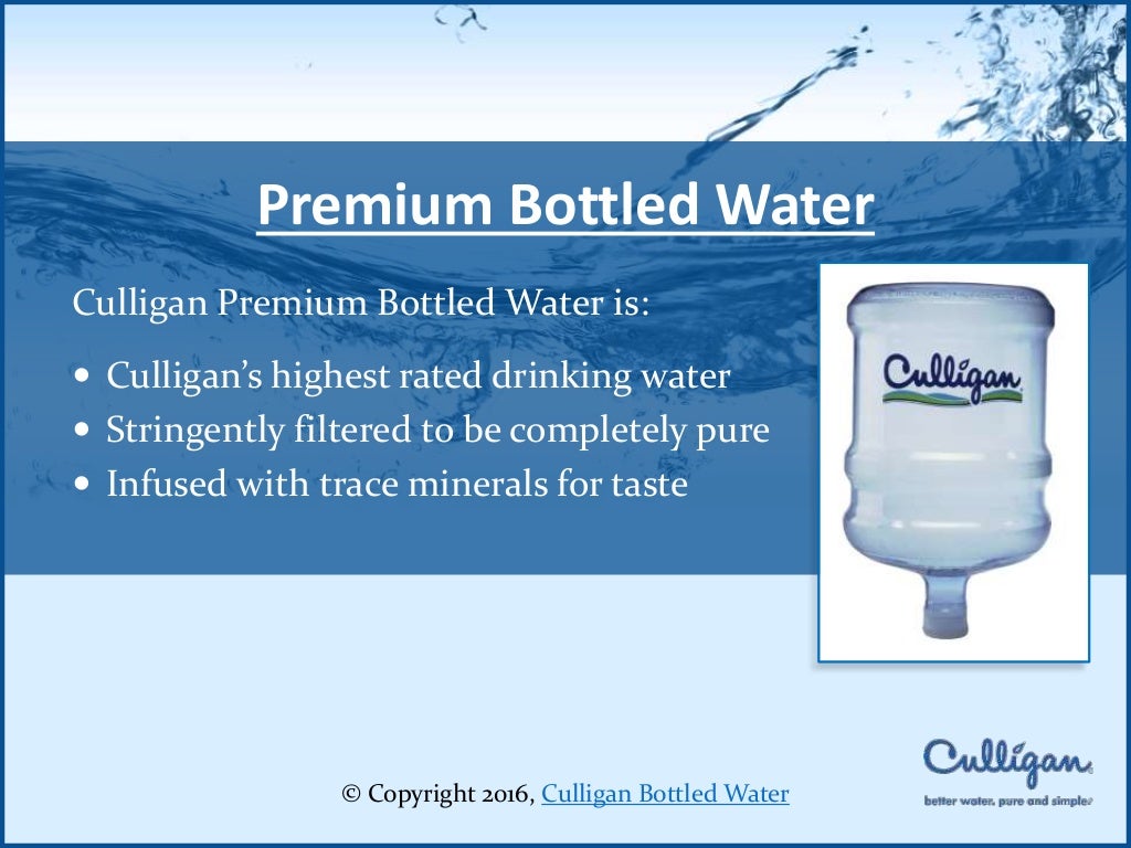 Premium Bottled Water Filtration Process