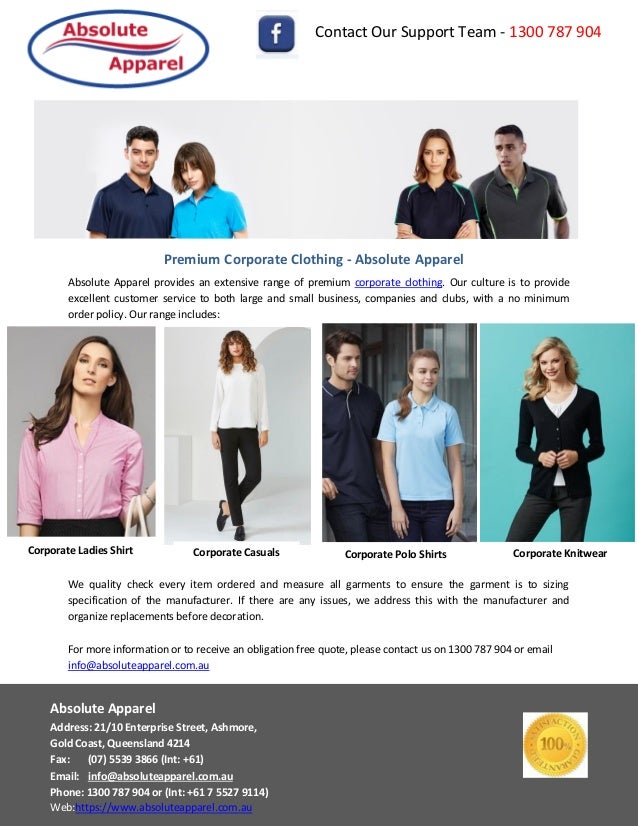corporate clothing companies