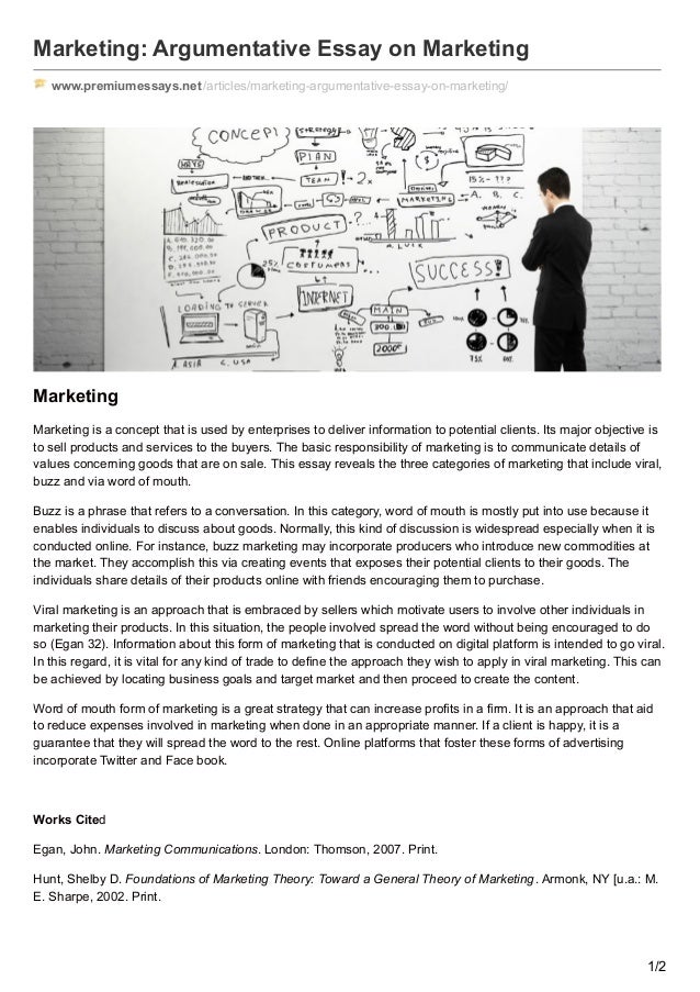 Apa Sample Essay Paper Marketing Argumentative Essay On Marketing Wwwpremiumessaysnetarticles Marketing Research Paper Vs Essay also What Is The Thesis Statement In The Essay Premiumessaysnet Law Case Study On United States V Fawaz Younis Health Care Reform Essay