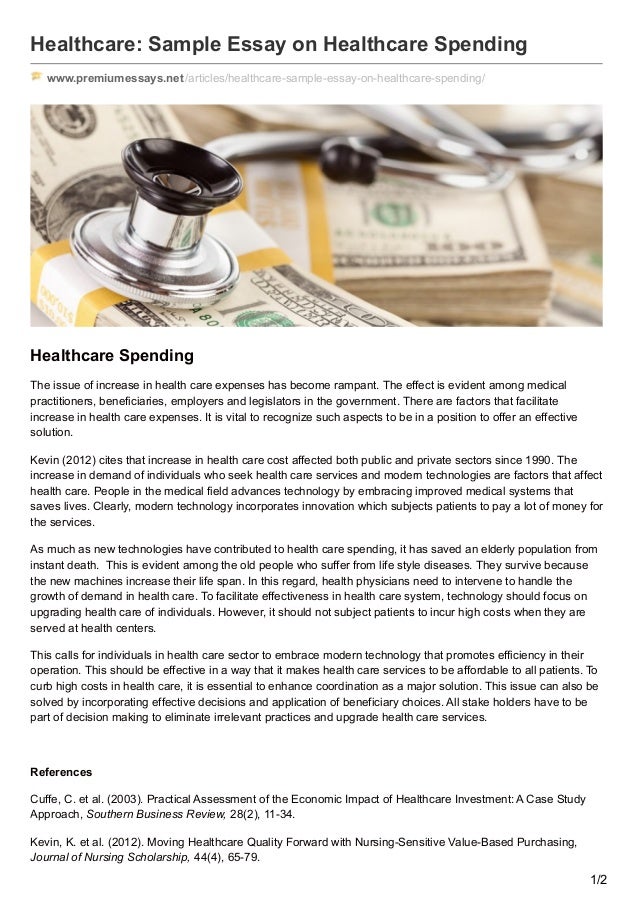 Essay On Modern Science Wonder Of Science Essay also Reflective Essay On High School Premiumessaysnet Healthcare Sample Essay On Healthcare Spending After High School Essay