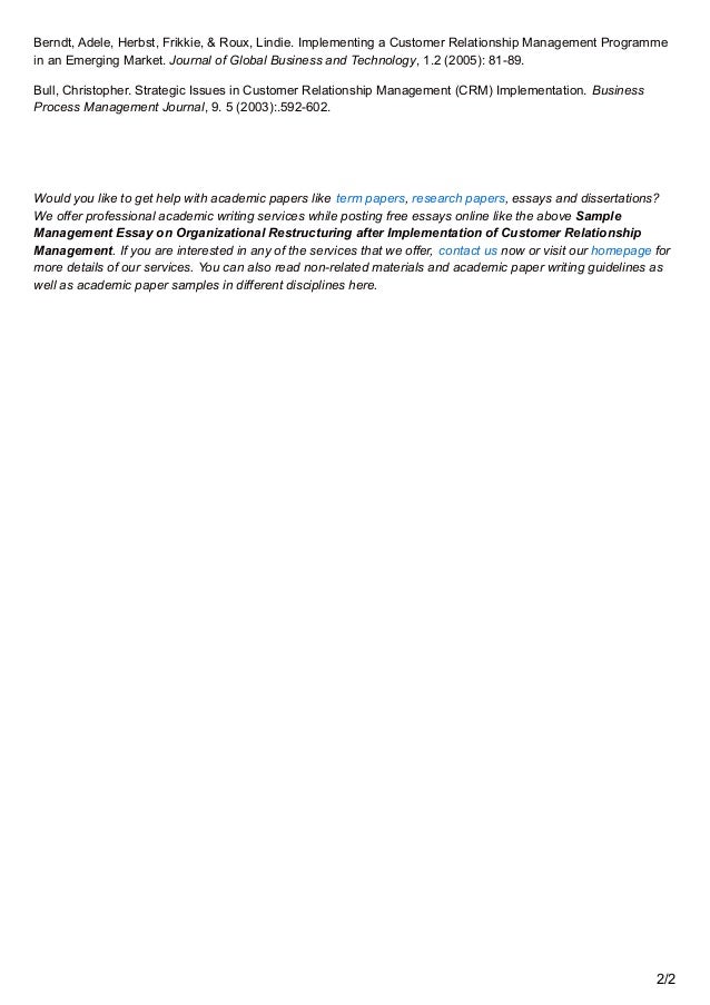 Corporate restructuring thesis image