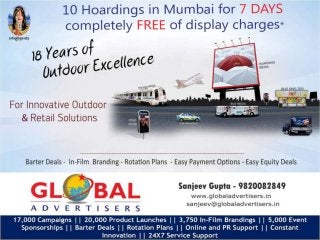 Premium hoardings on media campaign  for automobiles in india   global advertisers