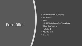 premium intraocular lenses in cataract surgery | PPTX