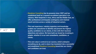 Premium recruitment services - morpheus consulting