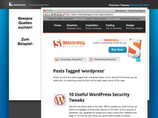 Premium Themes Wordcamp 2010




Bessere
Quellen
suchen!


  Zum
Beispiel:
 
