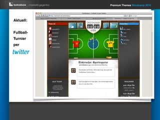 Premium Themes Wordcamp 2010




Aktuell:


Fußball-
Turnier
per

twitter
 