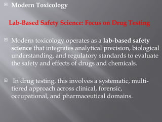 Toxicological Testing Methods Overview Comprehensive Overview of Toxicology and Risk Assessment: History ...