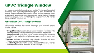 Premium uPVC Window Manufacturers in Chennai Fenplast | PDF